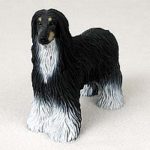 Afghan Hound Black and White